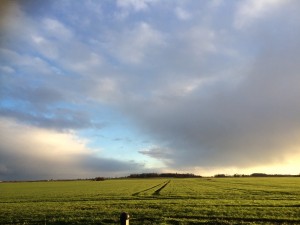 Never ending sky in East Yorks.